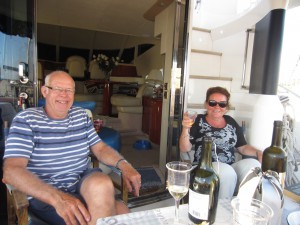 Stephen and Christine on "Loose Change" in Civitavecchia